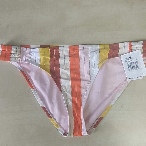 Gibson Latimer Nostalgia Stripe Bikini Bottom XL - Picture 7 of 9